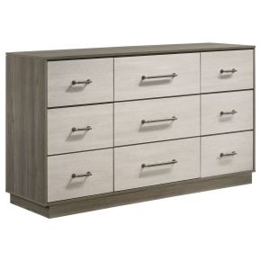 Coaster Fine Furniture 224983 Fenwick - 9-Drawer Dresser - Gray Oak