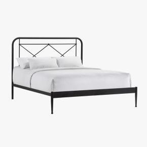 Intercon MB-BR-VINQEN-MTE-C Intercon MB-BR-VINQEN-MTE-C Metal Beds - Vintage Queen Metal Bed - Matte Black
