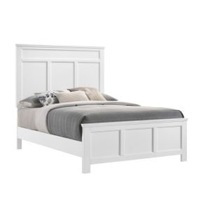 New Classic B677W-415 Andover - 4/6 Full Headboard, Footboard & Slats - White
