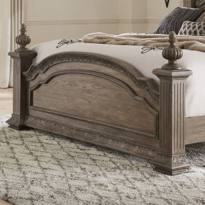 Liberty Furniture 502-BR02 Carlisle Court - Queen Poster Footboard - Medium Brown