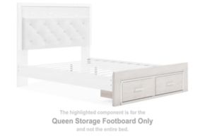 Signature Design by Ashley® B2640-54S Altyra - Queen Storage Footboard - White