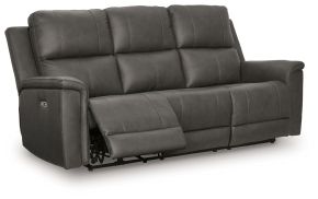 Signature Design by Ashley® PCU1200015 Bleckley - Power Reclining Sofa With Adjustable Headrest - Anchor