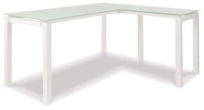 Signature Design by Ashley® H410-24 Baraga - White - L-Desk