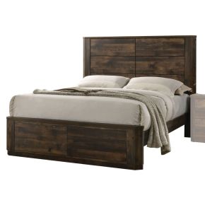 ACME 24847EK Elettra - Eastern King Bed - Rustic Walnut