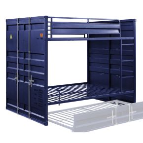 ACME 37905 Cargo - Full Over Full Bunk Bed - Blue