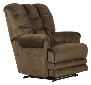 Catnapper 642577-2008/45 Malone - Power Lay Flat Recliner With Extended Ottoman - Truffle