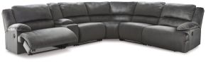 Signature Design by Ashley® 36505S7 Clonmel - Charcoal - 6-Piece Reclining Sectional With Zero Wall Recliners