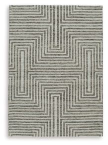 Signature Design by Ashley® R406832 Jossen - 5' x 7' Rug - Ivory / Gray
