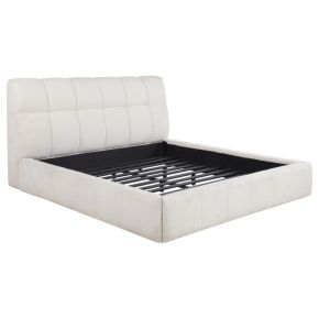Coaster Fine Furniture 315917CRMKW Nollet - 48" Upholstered California King Platform Bed - Cream