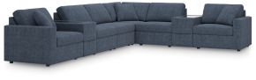 Signature Design by Ashley® 92121S11 Modmax - 8-Piece Sectional With 2 Storage Consoles - Ink