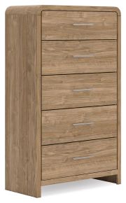 Ashley Furniture PCB1121-46 Gramburg - Five Drawer Chest - Warm Natural Brown