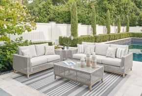 Signature Design by Ashley® P798/838/835/701/702 Seton Creek - 4 Pc. - Lounge Set - Gray
