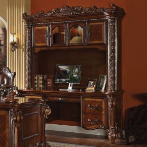 ACME 92128 Vendome - Computer Desk With Hutch - Cherry