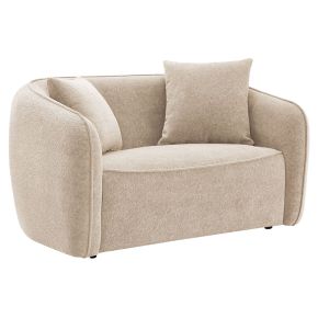 ACME LV03611 ACME LV03611 Keith - Loveseat With 2 Pillows - Beige Chenille