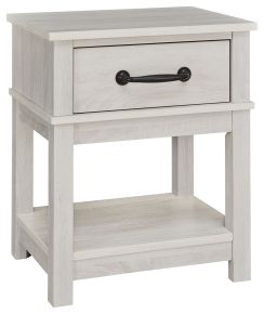 Signature Design by Ashley® B067-91 Dorrinson - White - One Drawer Night Stand