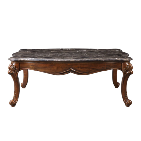 ACME 85365 Miyeon - Coffee Table - Marble & Cherry