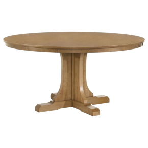 Coaster Fine Furniture 109460 Hartville - 60" Round Dining Table - Natural Light Brown