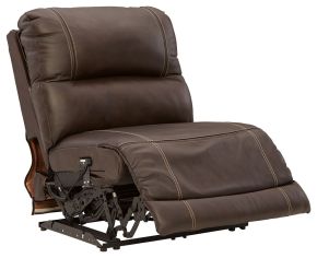 Signature Design by Ashley® U7160431 Dunleith - PWR Armless REC w/Adj Headrest - Chocolate