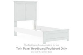 Signature Design by Ashley® B139-153 Bostwick Shoals - Twin Panel Headboard/Footboard - White