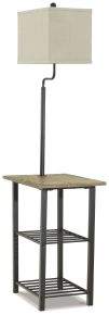 Ashley Furniture L734031 Shianne - Metal Tray Lamp - Black
