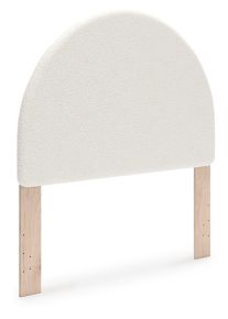 Ashley Furniture PCB1566-87 Arloster - Full Upholstered Panel Headboard - White / Tan