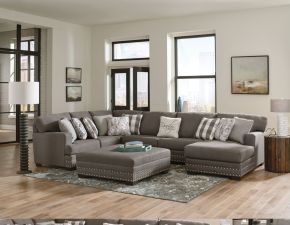 Jackson 547362-1561/58-2534/58 Crawford - Fabric LSF Section - Dark Gray