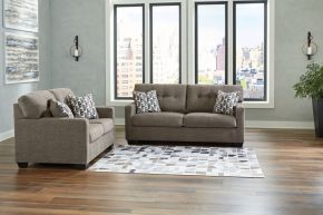 Signature Design by Ashley® 31005/38/35 Mahoney - 2 Pc. - Sofa, Loveseat - Chocolate