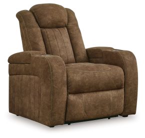 Signature Design by Ashley® 6070313 Wolfridge - Power Recliner/Adj Headrest - Brindle