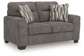 Benchcraft® 3130535 Benchcraft® 3130535 Olten - Loveseat - Graphite