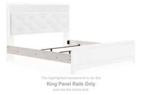 Signature Design by Ashley® B2640-97 Altyra - King Panel Rails - White