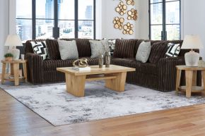 Signature Design by Ashley® 98104S6 Midnight-Madness - 3-Piece Sectional - Chocolate