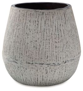 Ashley Furniture A2000636 Claymount - Vase - 10" - Distressed Brown