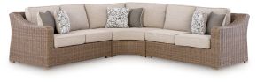 Ashley Furniture PCP790P1 Laguna Heights - 3-Piece Outdoor Sectional - Beige