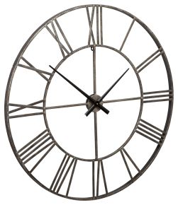 Signature Design by Ashley® A8010237 Paquita - Wall Clock - Antique Silver