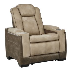 Signature Design by Ashley® 2200313 Next-gen Durapella - Sand - Power Recliner/Adj Headrest