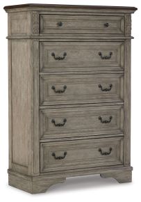 Signature Design by Ashley® B751-46 Lodenbay - Antique Gray - Five Drawer Chest