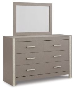 Signature Design by Ashley® B1145B1 Surancha - Gray - Dresser And Mirror