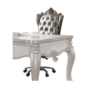 ACME 92822 Versailles - Executive Office Chair - Silver PU & Antique Platinum