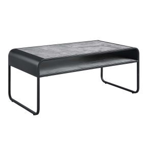 ACME LV01145 Raziela - Coffee Table - Concrete Gray & Black Finish