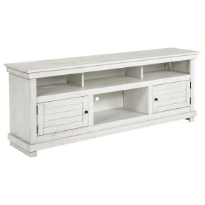Coaster Fine Furniture 710053 Payne - 70" TV Stand Media Console - Distressed White
