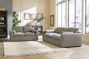 Benchcraft® 11702/38/35 Dramatic - 2 Pc. - Sofa, Loveseat - Granite