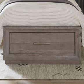 Liberty Furniture 272-BR18FS Horizons - Full Storage Footboard - Medium Gray