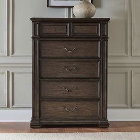 Liberty Furniture 765-BR41 Provence Park - 6 Drawer Chest - Brown