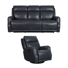 Liberty Furniture 7031SL-UPH-SOREC Liberty Furniture 7031SL-UPH-SOREC Clinton - Sofa & Recliner - Carmel Slate