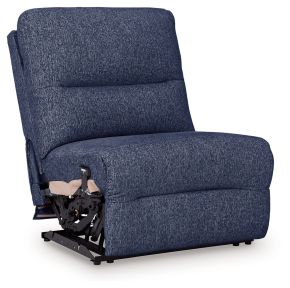 Signature Design by Ashley® 9360731 Acklen Place - Power Armless Recliner With Adj Headrest - Navy