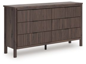 Signature Design by Ashley® PCB2614-31 Pamytta - Six Drawer Dresser - Brown
