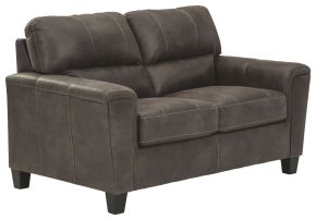 Signature Design by Ashley® 9400235 Navi - Loveseat - Smoke
