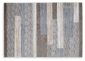 Signature Design by Ashley® R406591 Sethburn - Cream / Brown / Gray - Large Rug