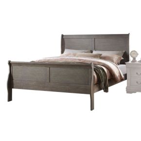 ACME 23875T ACME 23875T Louis Philippe - Twin Bed - Antique Gray