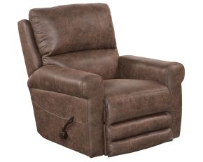 Catnapper 47535-1304/59-3304/59 Maddie - Faux Leather Swivel Glider Recliner - Tanner